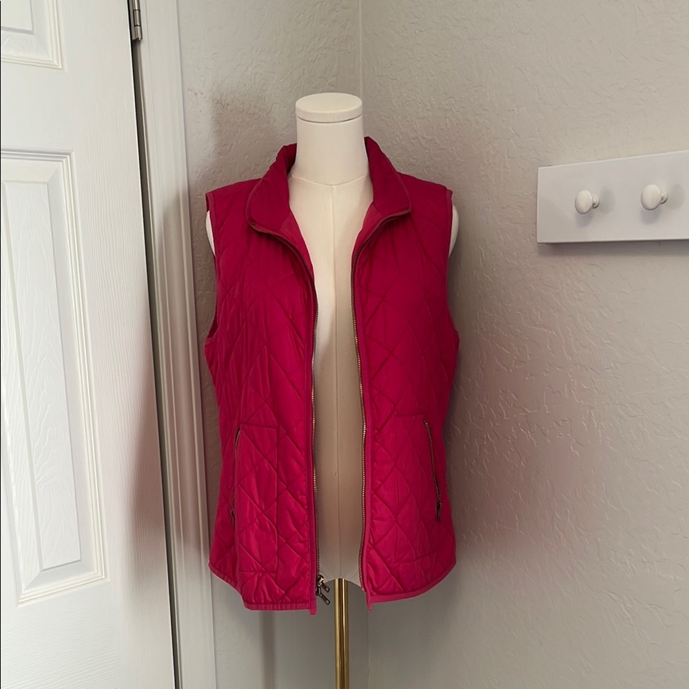 Old Navy Pink Quilted Vest for Cozy Layering